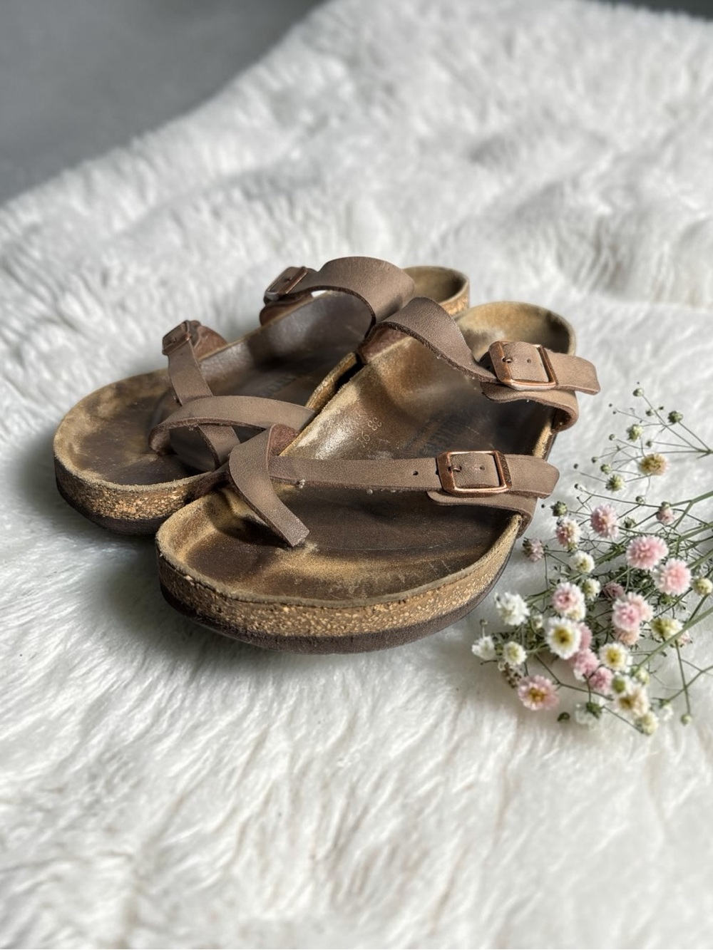 Birkenstock Mayari Brown Toe Loop Sandals